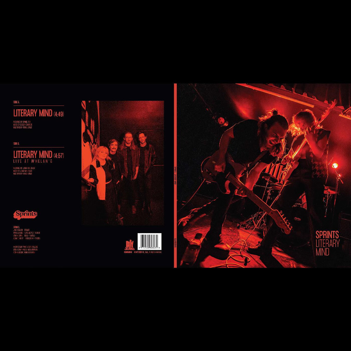 SPRINTS - Literary Mind 7" (INDIE EXCLUSIVE) [Vinyl]