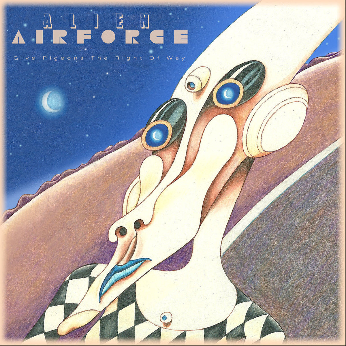 Alien Airforce - Give Pigeons The Right Of Way (AIRFORCE BLUE VINYL) [Vinyl]