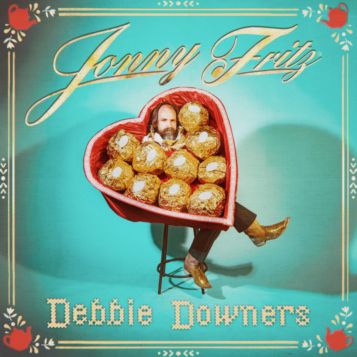 Jonny Fritz - Debbie Downers (TRANSPARENT CANDY APPLE RED VINYL) [Vinyl]