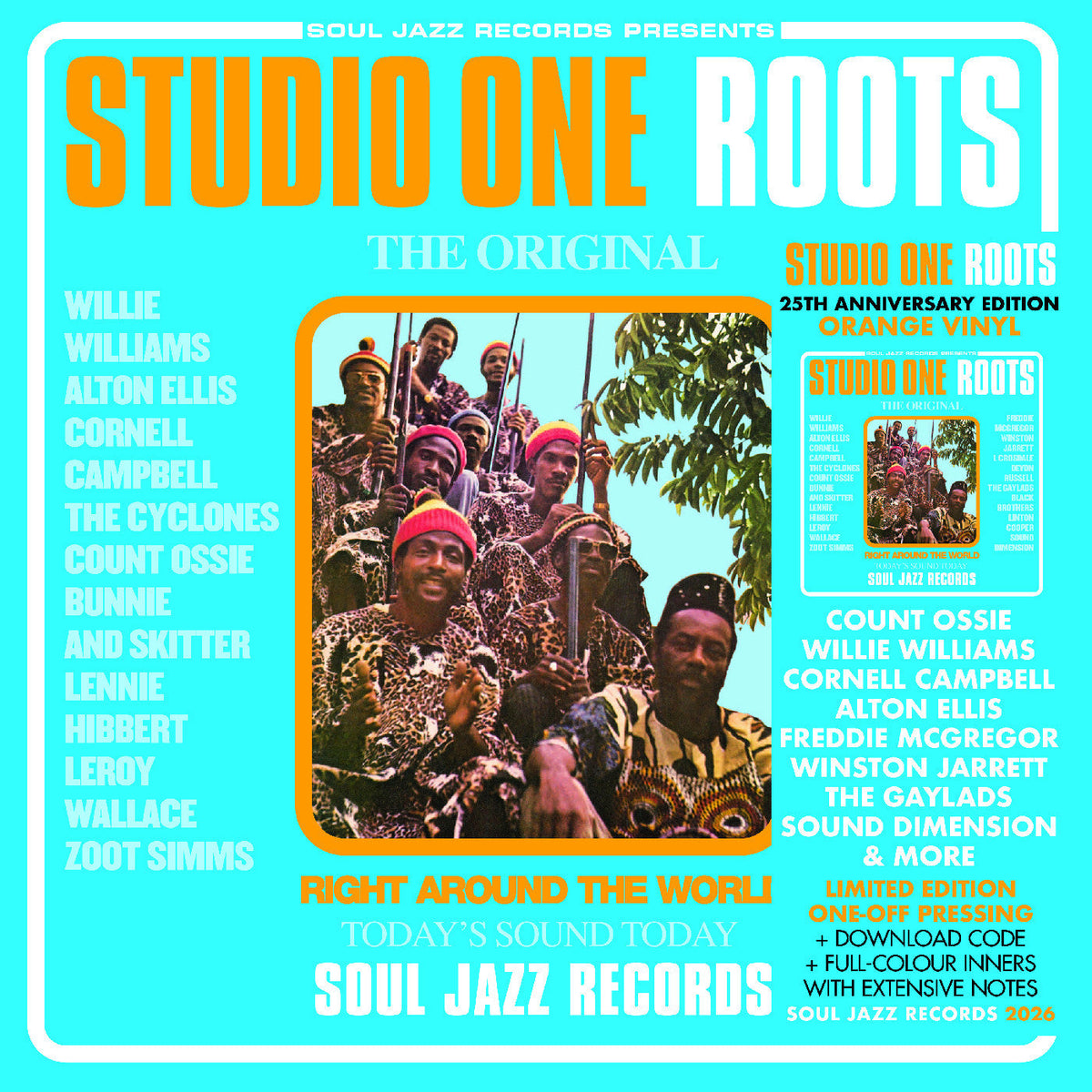 Soul Jazz Records presents - STUDIO ONE ROOTS (ORANGE VINYL) [Vinyl]