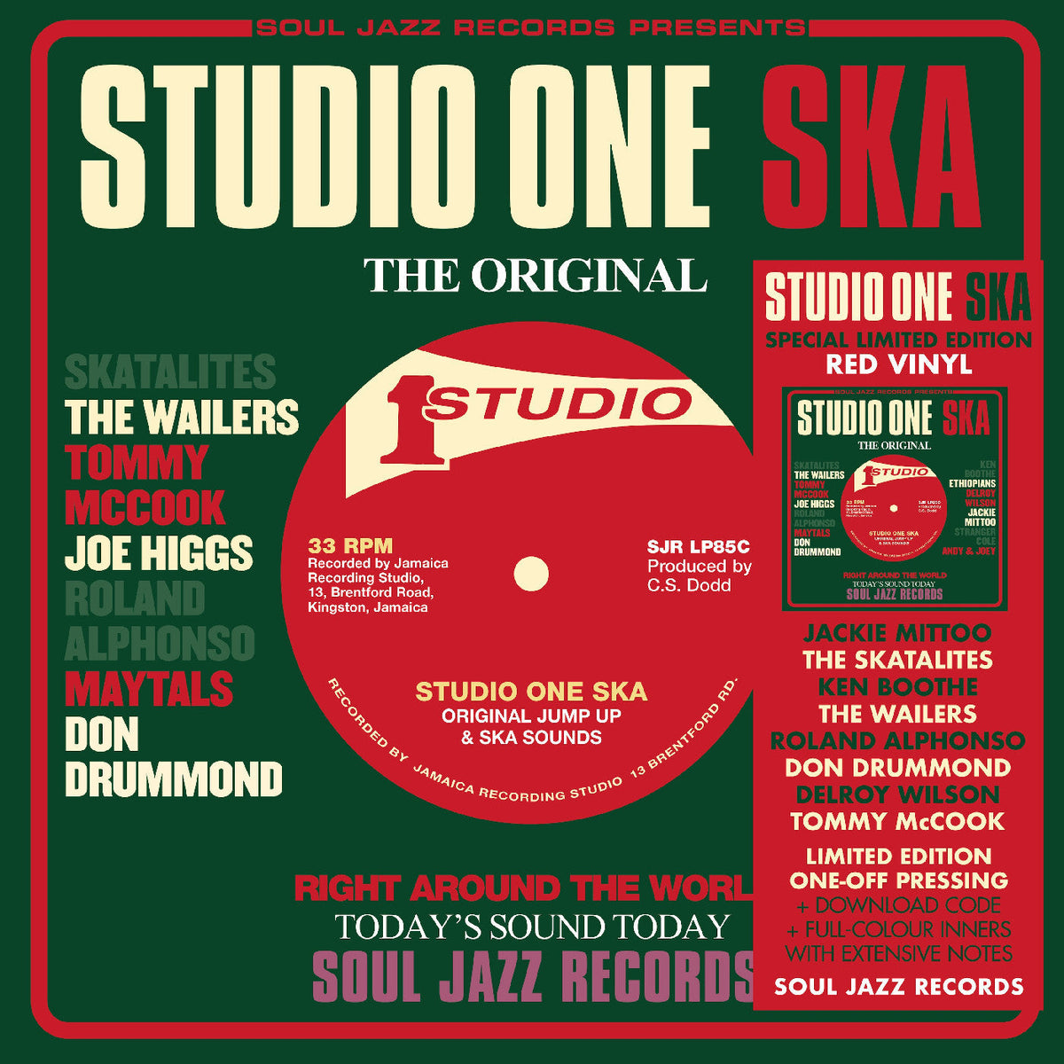 Soul Jazz Records presents - STUDIO ONE SKA (RED VINYL) [Vinyl]