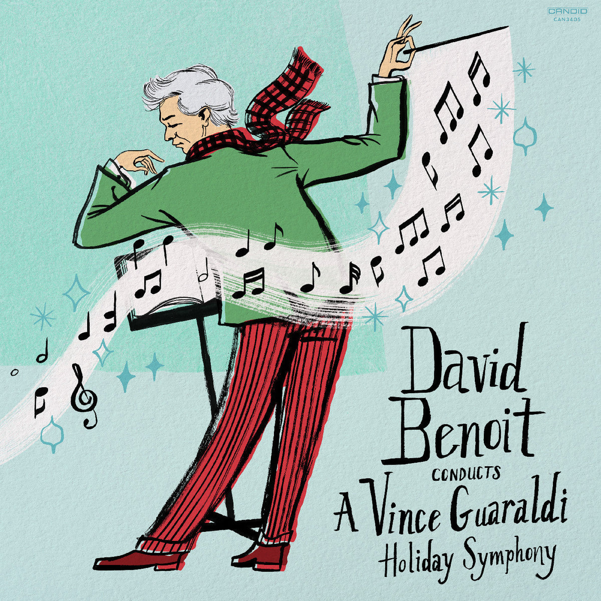 PRE-ORDER: David Benoit Conducts A Vince Guaraldi Holiday Symphony (RED VINYL) [Vinyl]