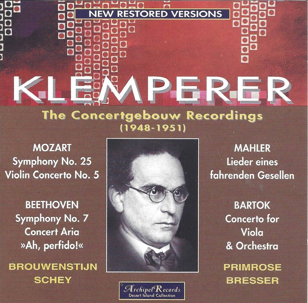 Mozart / Klemperer - Concertgebouw 1948-51 [2 CD]