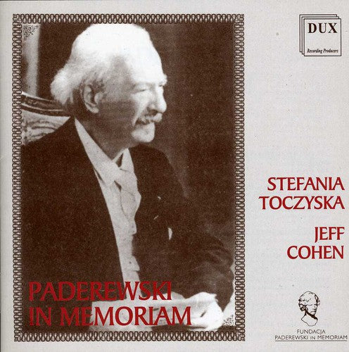 Paderewski / Saint-Saens / Toczyska / Cohen - Paderewski in Memoriam [CD]