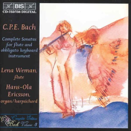 C Bach PE / Weman / Ericsson - Complete Sonatas for Flute Music CD
