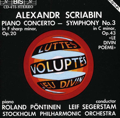 ROLAND PONTINEN - Piano Concerto / Symphony 3 "Divine Poem" [CD]