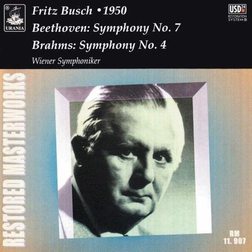 Beethoven / Brahms / Wiener Symphoniker / Bush - Symphony 7 / Symphony 4 [CD]
