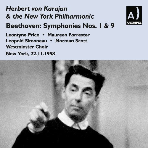 Beethoven / New York Philharmonic / Karajan - Symphonies 9 1 & 5 [2 CD]
