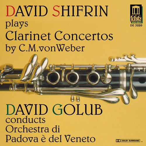 David Shifrin - Weber Clarinet Concertos Music CD