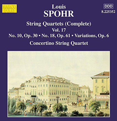Spohr - STR QRTS 17 [CD]
