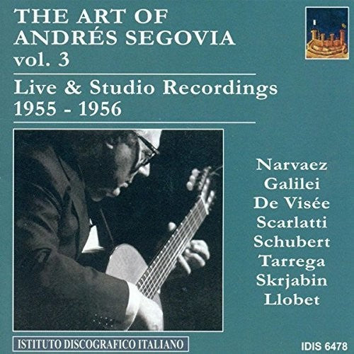 Andrés Segovia - Art of Segovia 3 Music CD