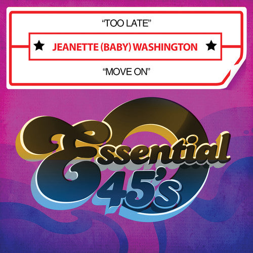 Jeanette "Baby" Washington - Too Late / Move on [CD]