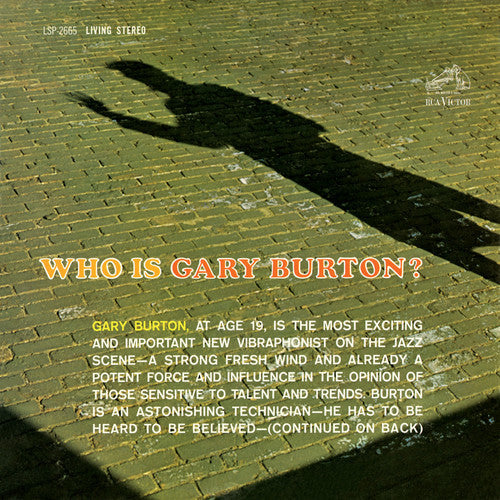 Gary Burton - Who Is Gary Burton Music CD