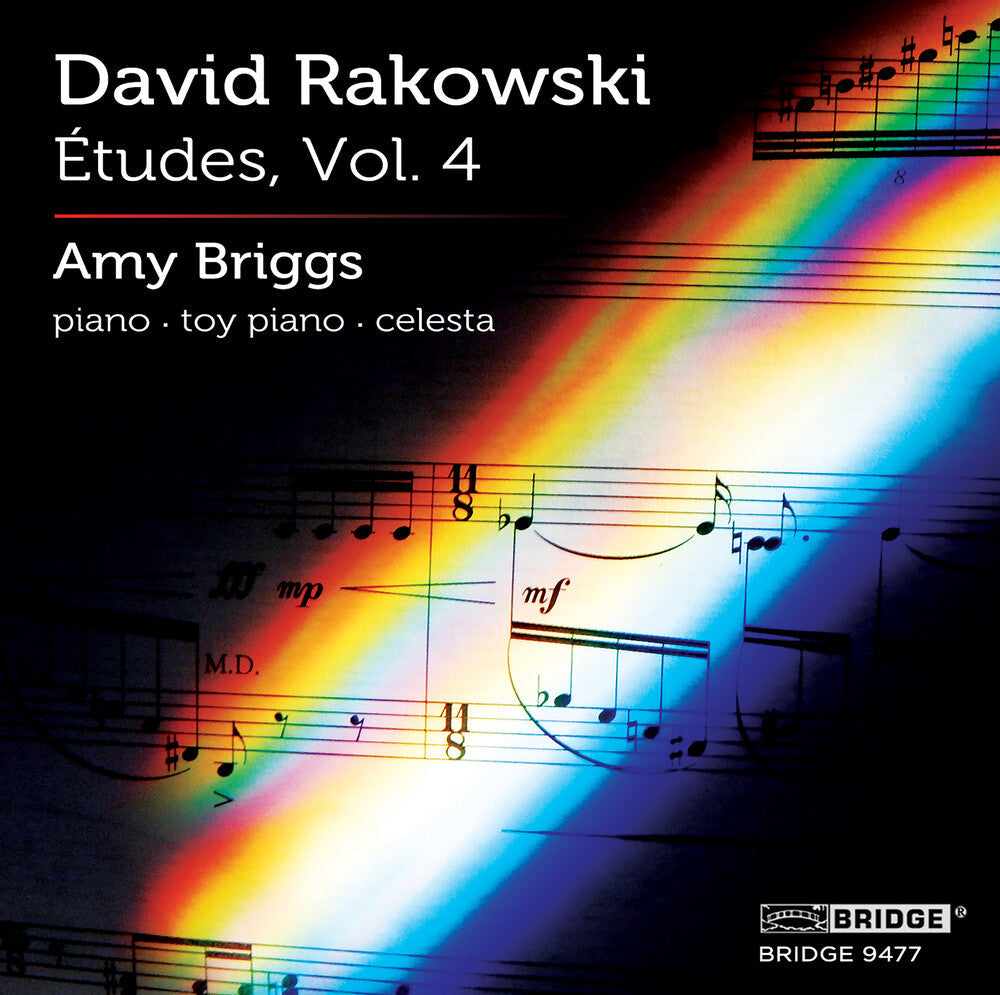 Rakowski / Briggs - David Rakowski: Etudes, Vol. 4 Music CD