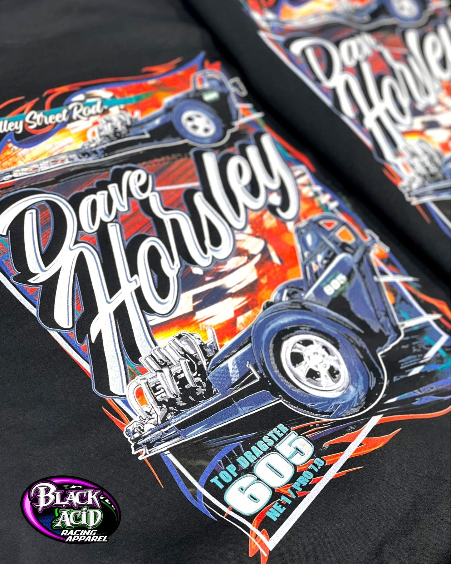 Custom Racing Tshirt Setup