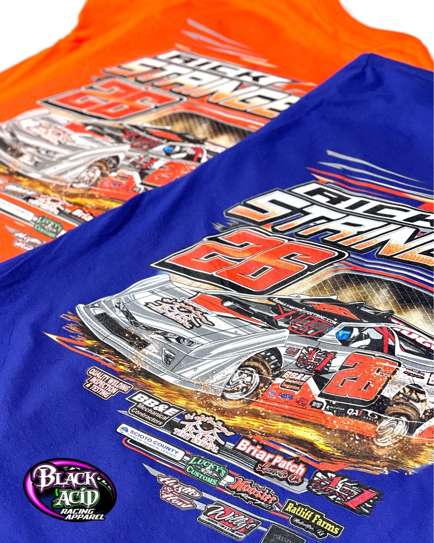 Custom Racing Tshirt Setup