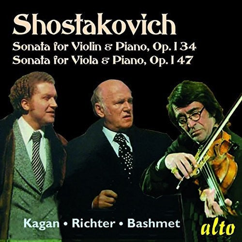 Richter / Kagan / Bashmet - Shostakovich: Vilolin Sonata Viola Sonata Opp. 134 [CD]