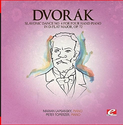 Dvorak - Slavonic Dance 4 Four Hand Piano D-Flat Maj 72 [CD]