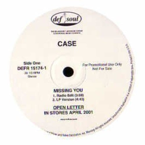 Missing You [12" Vinyl]