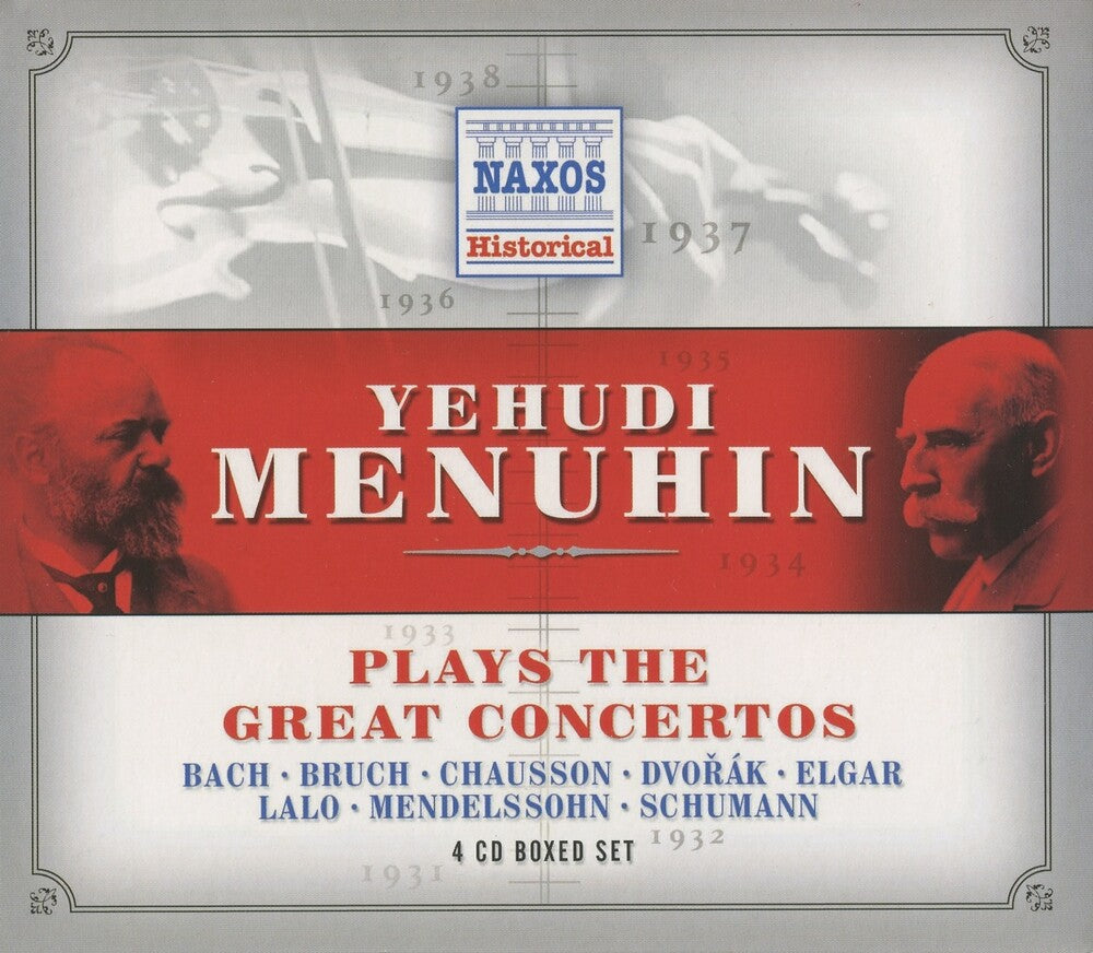 Menuhin Plays Great Concertos - Menuhin Plays Great Concertos [CD]