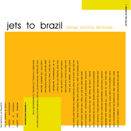 Jets To Brazil - Orange Rhyming Dictionary [2LP] Vinyl Record