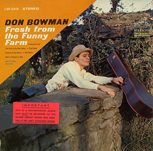 Don Bowman - Fresh From the Funny Farm [CD]