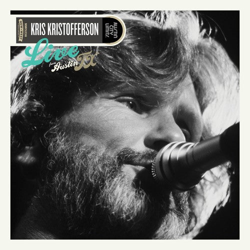 Kris Kristofferson - Live From Austin, TX [LP] Vinyl Record
