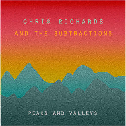 Chris Richards & The Subtractions - Peaks & Valleys (Red) [Download Included] Vinyl Record
