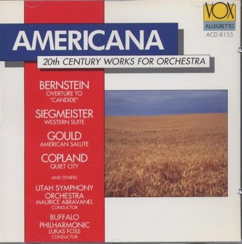 Abravanel / Utah Symphony Orchestra - Americana [CD]