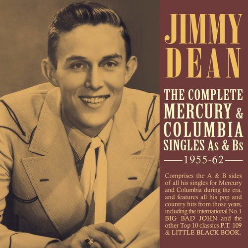 Jimmy Dean - Complete Mercury & Columbia Singles As & Bs 1955-62 Music CD