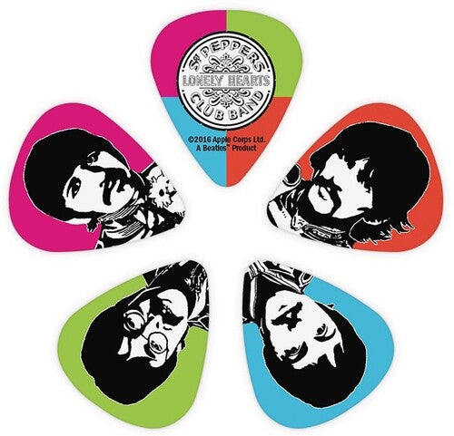 Beatles 1cwh6-10b6 Sgt Peppers Gtr Picks Hev 10p - Beatles 1cwh6-10b6 Sgt Peppers Gtr Picks Hev 10p - Musical Instrument