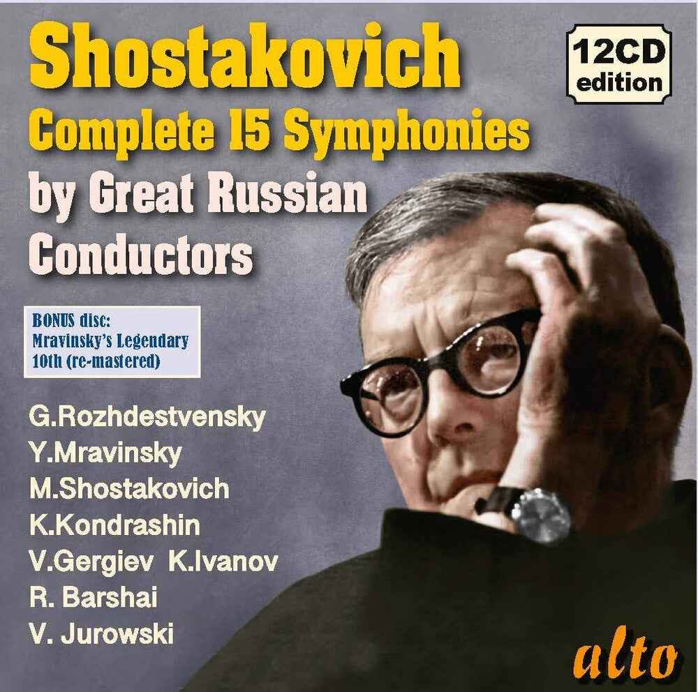 SHOSTAKOVICH Complete Symphonies; Legendary Russian Conductors [CD]