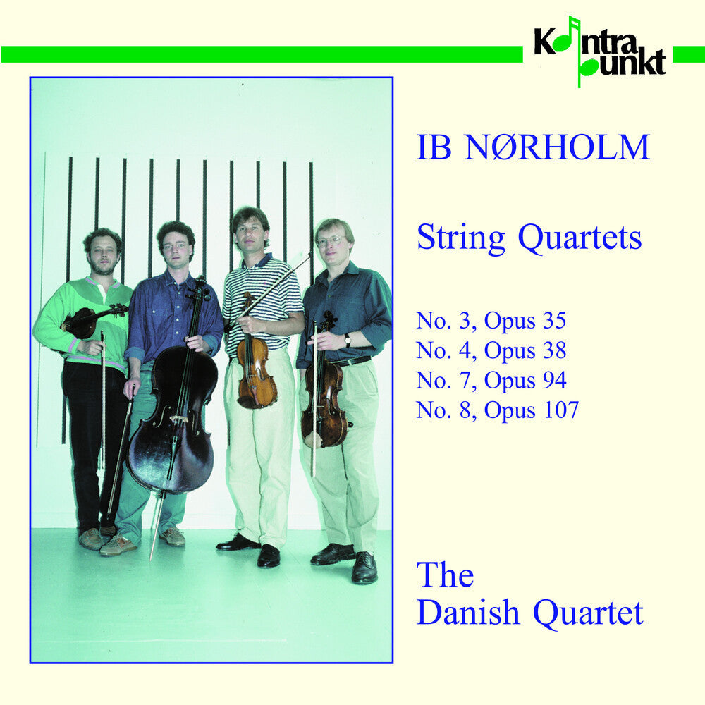 Norholm / Danish Quartet - String Quartets 3, 4, 7, & 8 Music CD