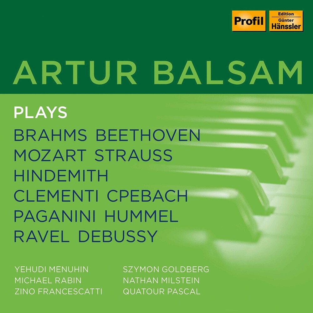 Artur Balsam Plays / Various (Box) - Artur Balsam Plays [10 CD]