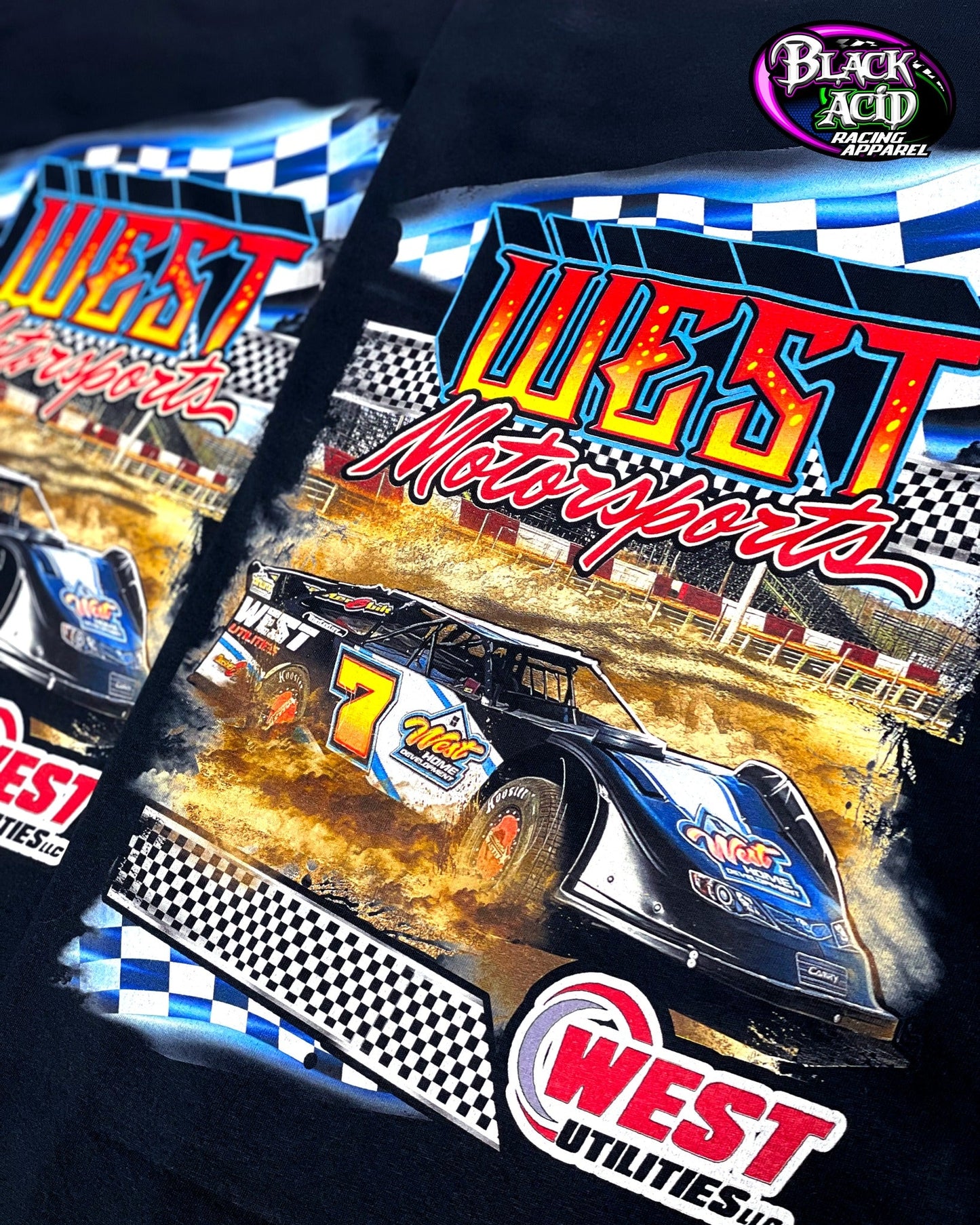 Custom Racing Tshirt Setup