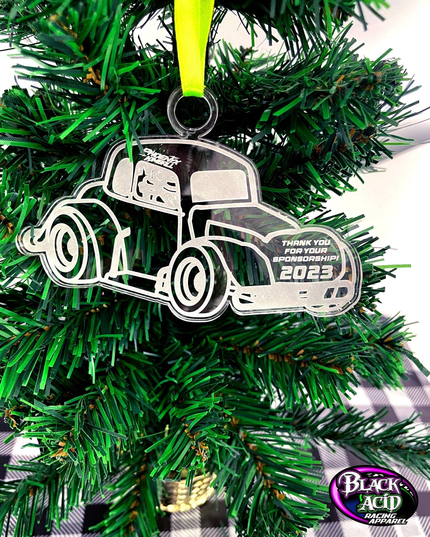 Racecar Ornament