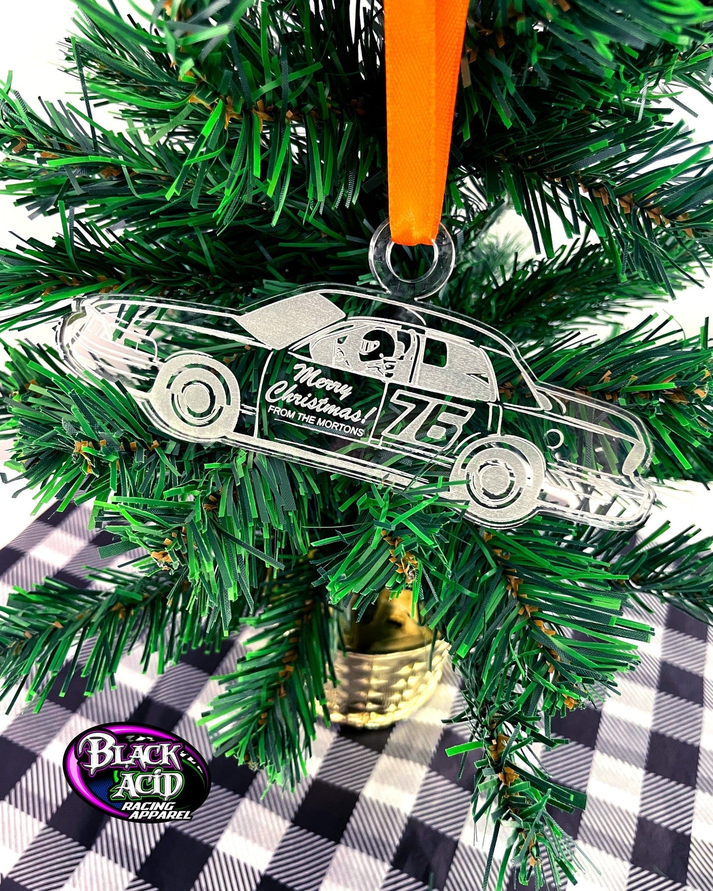 Racecar Ornament