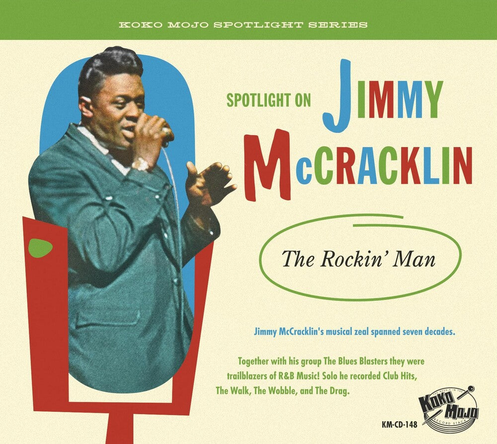 Jimmy Mccracklin - The Rockin' Man Music CD