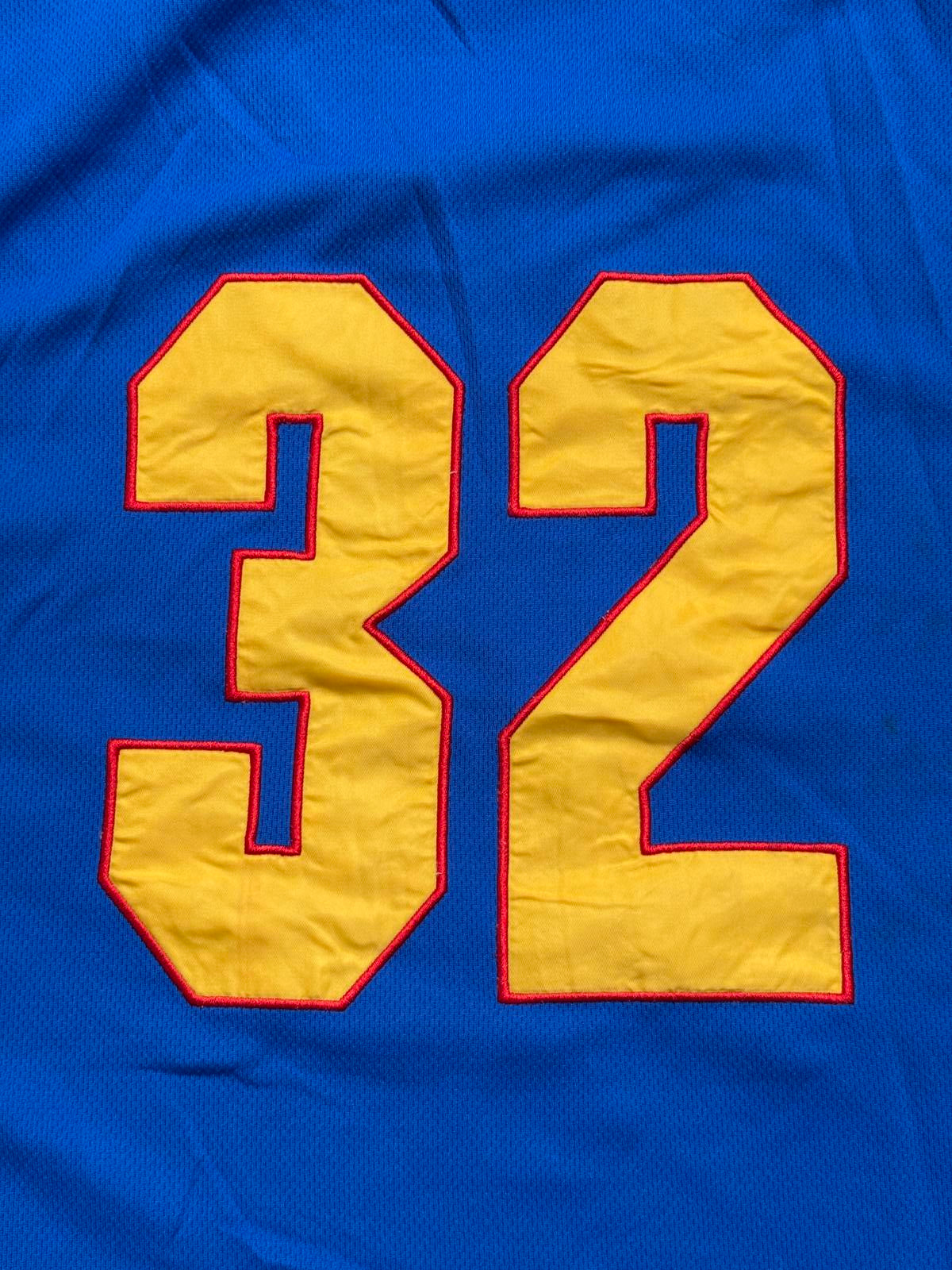 Harlem Basketball Jersey #32 Blue Red Gold XL