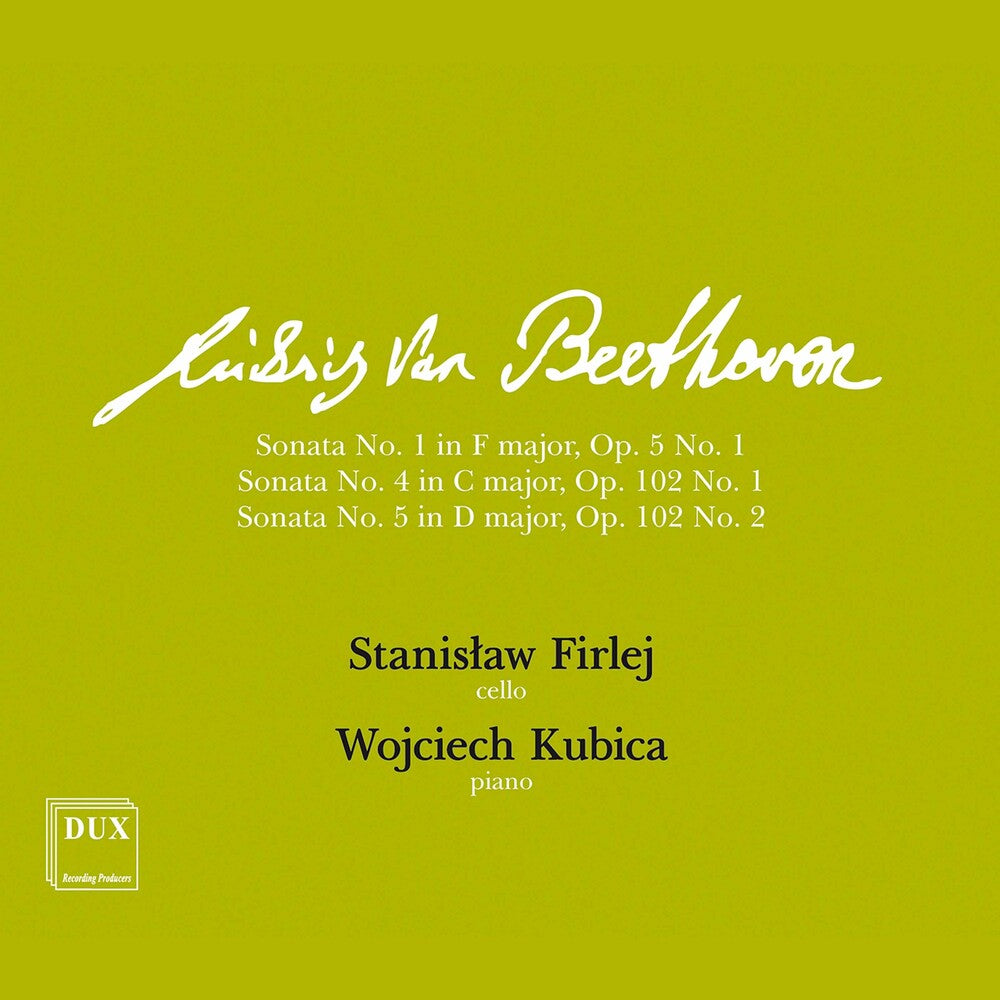 Beethoven / Firlej / Kubica - Cello Sonatas [CD]