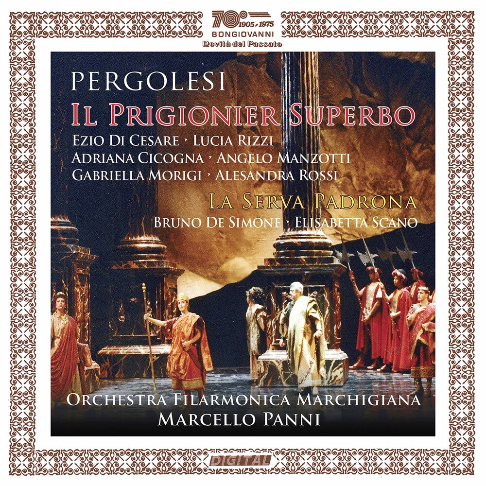 Pergolesi / Cesare / Panni - Il Prigionier Superbo (2pk) [2 CD]