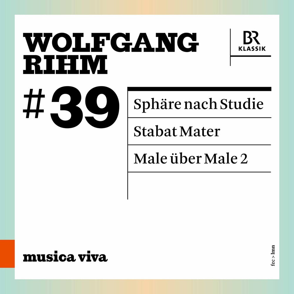 Rihm / Gerhaher / Dodds - Sphaere Nach Studie [CD]