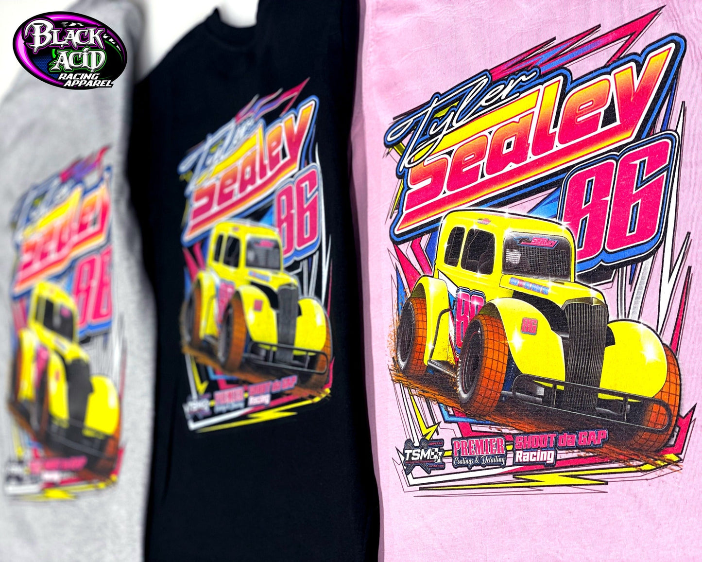 Custom Racing Apparel Setup - 3 Vehicles