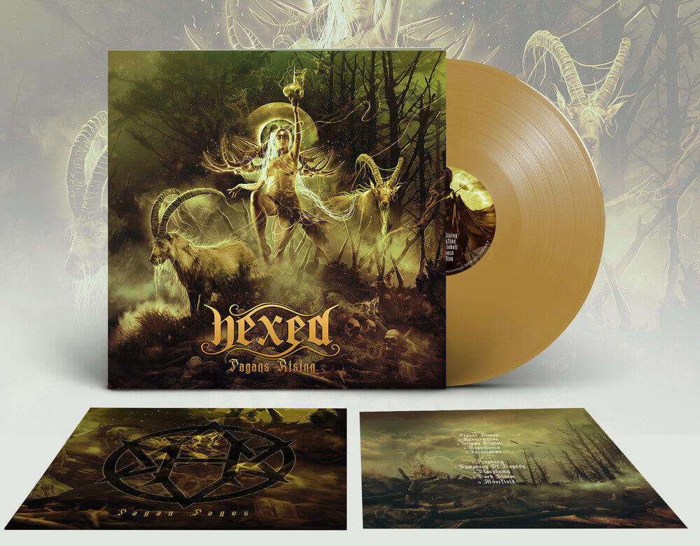 Hexed - Pagans Rising - Gold [LP] Vinyl Record