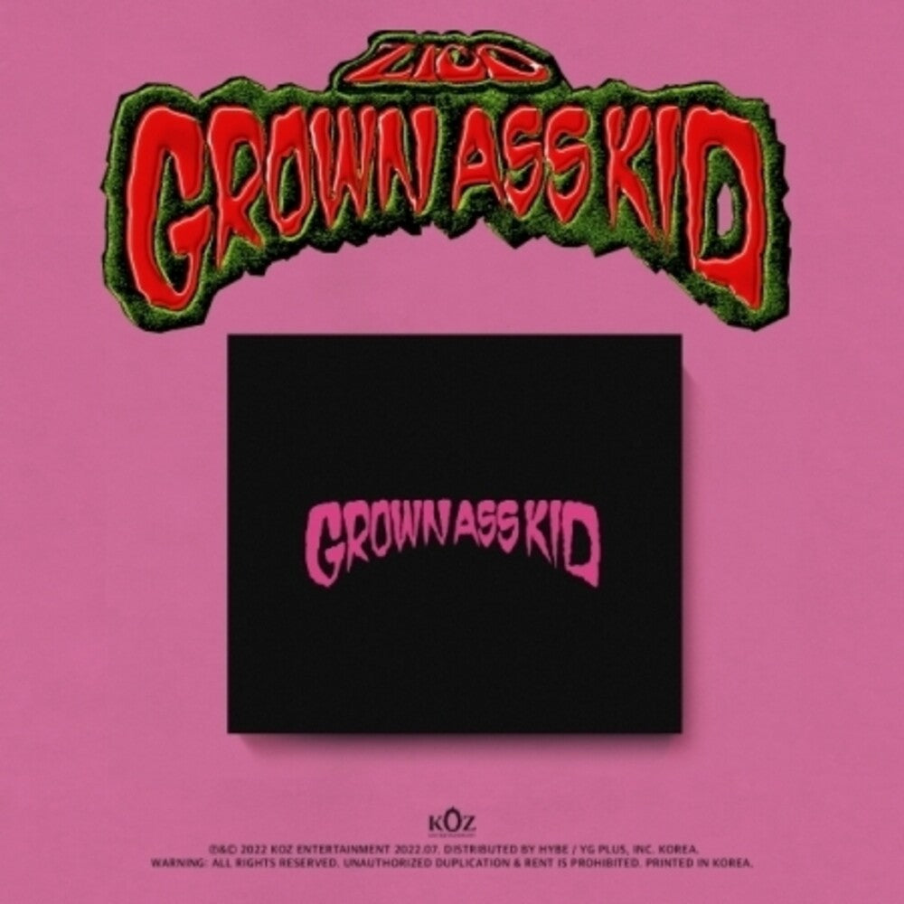 Zico - Grown Ass Kid (Jewel Version) (Asia) [CD]