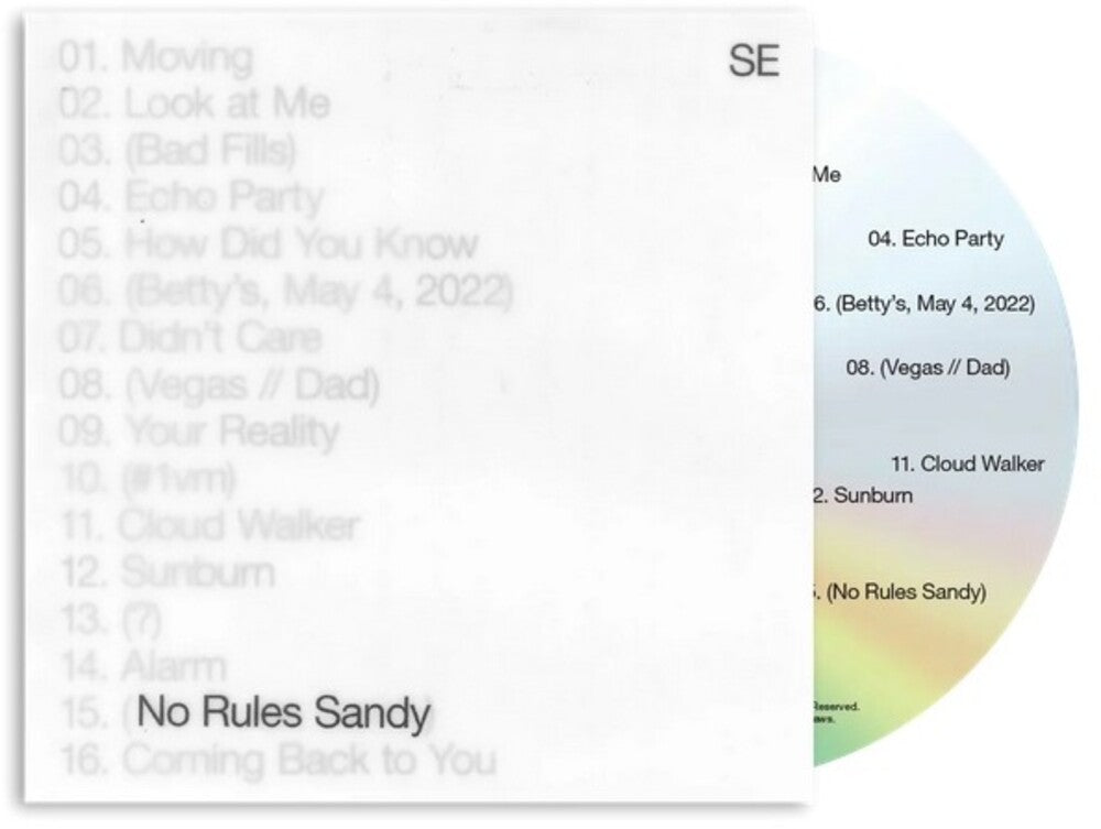 Sylvan Esso - No Rules Sandy Music CD