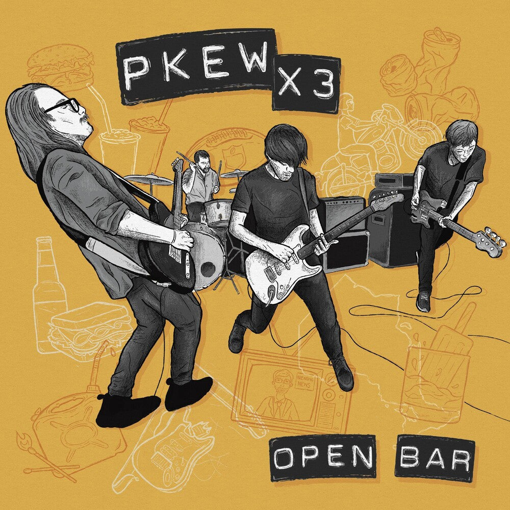 Pkew Pkew Pkew - Open Bar [LP] Vinyl Record