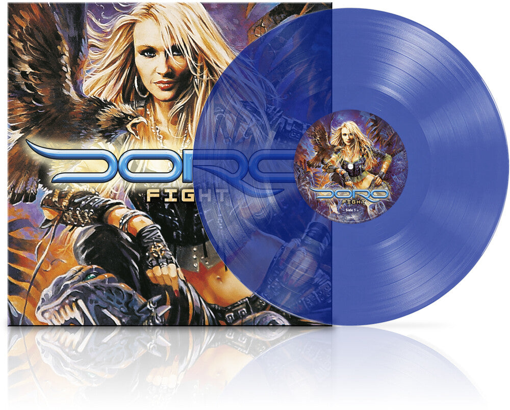 Doro - Fight - Blue [LP] Vinyl Record