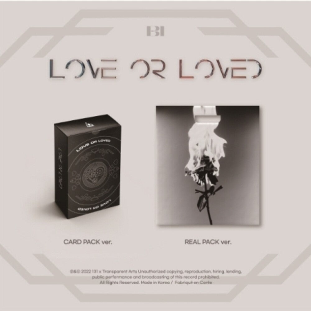 B.I - Love Or Loved Part.1 - Random Cover - ea. w/unique items [CD]