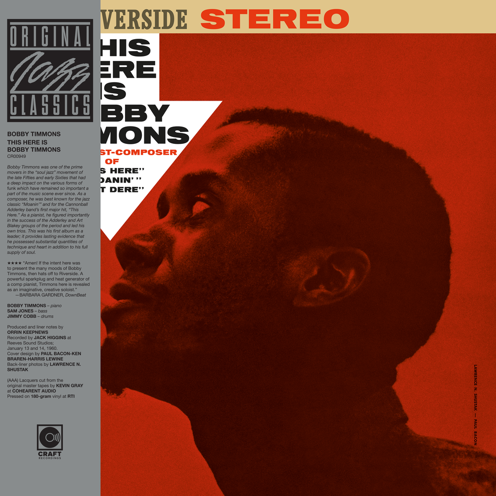Pre-Order: This Here Is Bobby Timmons (Original Jazz Classics Series) [LP]